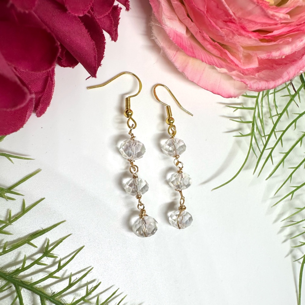 NEW⚜️Aurora Borealis Chandelier Crystal Earrings